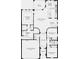 One-story floor plan with 3 bedrooms, 2 baths, and lanai at 4672 Ackee Rd, Kissimmee, FL 34758