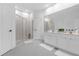 Double vanity bathroom with a large shower at 8629 Saint Marino Blvd, Orlando, FL 32836