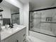 Clean bathroom with a tub and shower combo at 122 Crown Point Cir, Longwood, FL 32779