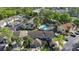 Aerial view of community featuring multiple buildings and a pool at 122 Crown Point Cir, Longwood, FL 32779