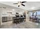 Modern kitchen with island and lake view at 1149 Shady Cove E Rd, Haines City, FL 33844