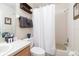 Bathroom with a tub, shower, toilet, and vanity at 244 Capri Dr, Davenport, FL 33897