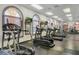 Community fitness center with cardio equipment and large windows at 244 Capri Dr, Davenport, FL 33897