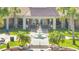 Community courtyard with a central fountain and seating at 8801 Worldquest Blvd # 4406, Orlando, FL 32821