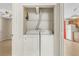 Convenient laundry closet with washer and dryer at 3651 N Goldenrod Rd # B107, Winter Park, FL 32792