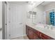 Bathroom with double vanity and shower at 334 Chadwick Dr, Davenport, FL 33837