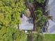 Overhead view of a house nestled in trees at 31 W Harding St, Orlando, FL 32806