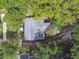 Directly above view of a house surrounded by trees at 31 W Harding St, Orlando, FL 32806