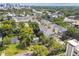 Aerial view of townhouses and surrounding neighborhood at 31 W Harding St, Orlando, FL 32806