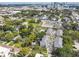 Aerial view of townhomes with cityscape backdrop at 31 W Harding St, Orlando, FL 32806