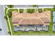 Aerial view showcasing townhouses and individual private pools at 1552 Plunker Dr, Davenport, FL 33896