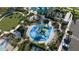 Resort-style community pool with water features and lounge chairs at 1552 Plunker Dr, Davenport, FL 33896