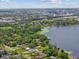 Property overview showcasing lake views at 7220 Grace Rd, Orlando, FL 32819