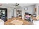 Home office with hardwood floors and ample storage at 7220 Grace Rd, Orlando, FL 32819