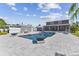 Large pool and patio area with fire pit and plenty of space at 7220 Grace Rd, Orlando, FL 32819