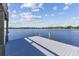 Spacious lakefront dock with swimming ladder and views at 7220 Grace Rd, Orlando, FL 32819