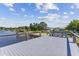 Private dock with seating area overlooking the lake at 7220 Grace Rd, Orlando, FL 32819