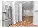 Stainless steel refrigerator and pantry in kitchen at 448 Nw 18Th Ave, Ocala, FL 34475