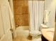 Clean bathroom with a shower/tub combination and updated fixtures at 4146 Versailles Dr # 4146D, Orlando, FL 32808