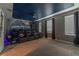 Home theater with space-themed mural and recliner seating at 4562 Narrative Ln, Kissimmee, FL 34746