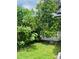 Landscaped backyard with mature trees and a fenced area at 1393 Beverly Ln, Casselberry, FL 32707