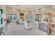 Community clubhouse with comfortable seating and fireplace at 2854 Black Birch Dr, Ocoee, FL 34761