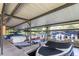 Covered boat slips for resident use at 550 Saint Johns Rd, Tavares, FL 32778