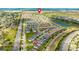 Aerial view of the home and surrounding neighborhood at 8903 Stinger Dr, Davenport, FL 33896
