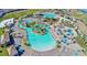 Resort-style pool area with lazy river and multiple pools at 8903 Stinger Dr, Davenport, FL 33896