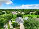 Aerial view showing a house's location within a residential neighborhood at 428 Short Pine Cir, Orlando, FL 32807