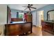 Bright bedroom with double bed and wood flooring at 1759 Tallo Way, Orlando, FL 32818