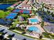 Resort-style pool, tennis courts, and basketball courts at 13839 Larkton Ln, Orlando, FL 32832