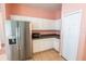 Modern kitchen with stainless steel appliances and ample cabinetry at 4028 Navigator Way, Kissimmee, FL 34746