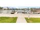 Private boat dock with walkway access to the water at 335 N Causeway # B010, New Smyrna Beach, FL 32169