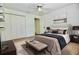 Main bedroom with a plush bed and ample closet space at 437 Oak Haven Dr # 437, Altamonte Springs, FL 32701