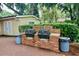 Community brick grill station with two grills at 437 Oak Haven Dr # 437, Altamonte Springs, FL 32701
