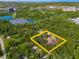 Aerial view of home with large lot at 9525 Mcnorton Rd, Altamonte Springs, FL 32714