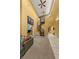 Living room with a spiral staircase and high ceilings at 9525 Mcnorton Rd, Altamonte Springs, FL 32714