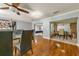 Formal dining room with hardwood floors and views to other rooms at 9525 Mcnorton Rd, Altamonte Springs, FL 32714