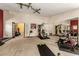 Spacious home gym, complete with a treadmill and weight machines at 9525 Mcnorton Rd, Altamonte Springs, FL 32714