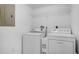 Alt text: Stacked washer and dryer in a small laundry room at 1150 Carmel Cir # 408, Casselberry, FL 32707