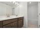 Double vanity bathroom with shower and tub at 27512 Stellar Sea Way, Howey In The Hills, FL 34737