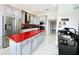 Modern kitchen with stainless steel appliances and an island at 9060 Heritage Bay Cir, Orlando, FL 32836