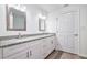 Modern bathroom with granite countertops and double vanity at 2261 Greenway St, Sanford, FL 32771