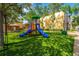 Community playground with slides and play structure at 3502 Windy Walk Way # 2104, Orlando, FL 32837