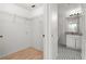 Clean bathroom with granite vanity and black and white tile floor at 3502 Windy Walk Way # 2104, Orlando, FL 32837