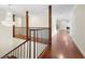 Elegant hallway with hardwood floors and a chandelier at 201 Tranquility Cv, Altamonte Springs, FL 32701