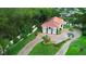 Aerial view of house and property with a lake at 201 Tranquility Cv, Altamonte Springs, FL 32701