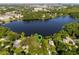 Property's aerial view showcasing its lakefront location at 222 Adelaide Blvd, Altamonte Springs, FL 32701