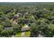 An aerial view showing the house's location within a residential neighborhood at 601 Marlin Rd, Winter Springs, FL 32708